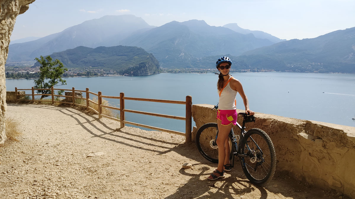 Bicyklovanie smerom ku Lago di Ledro