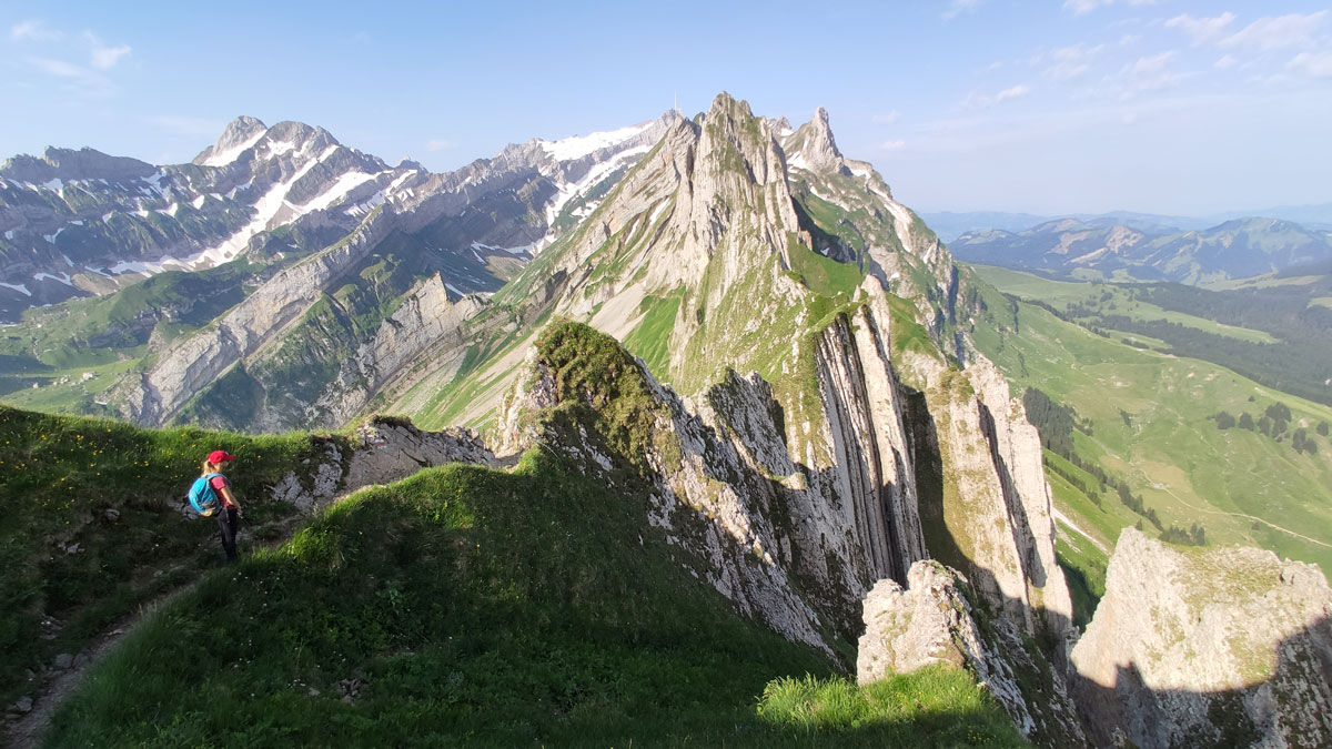 Severný hrebeň pohoria Alpstein